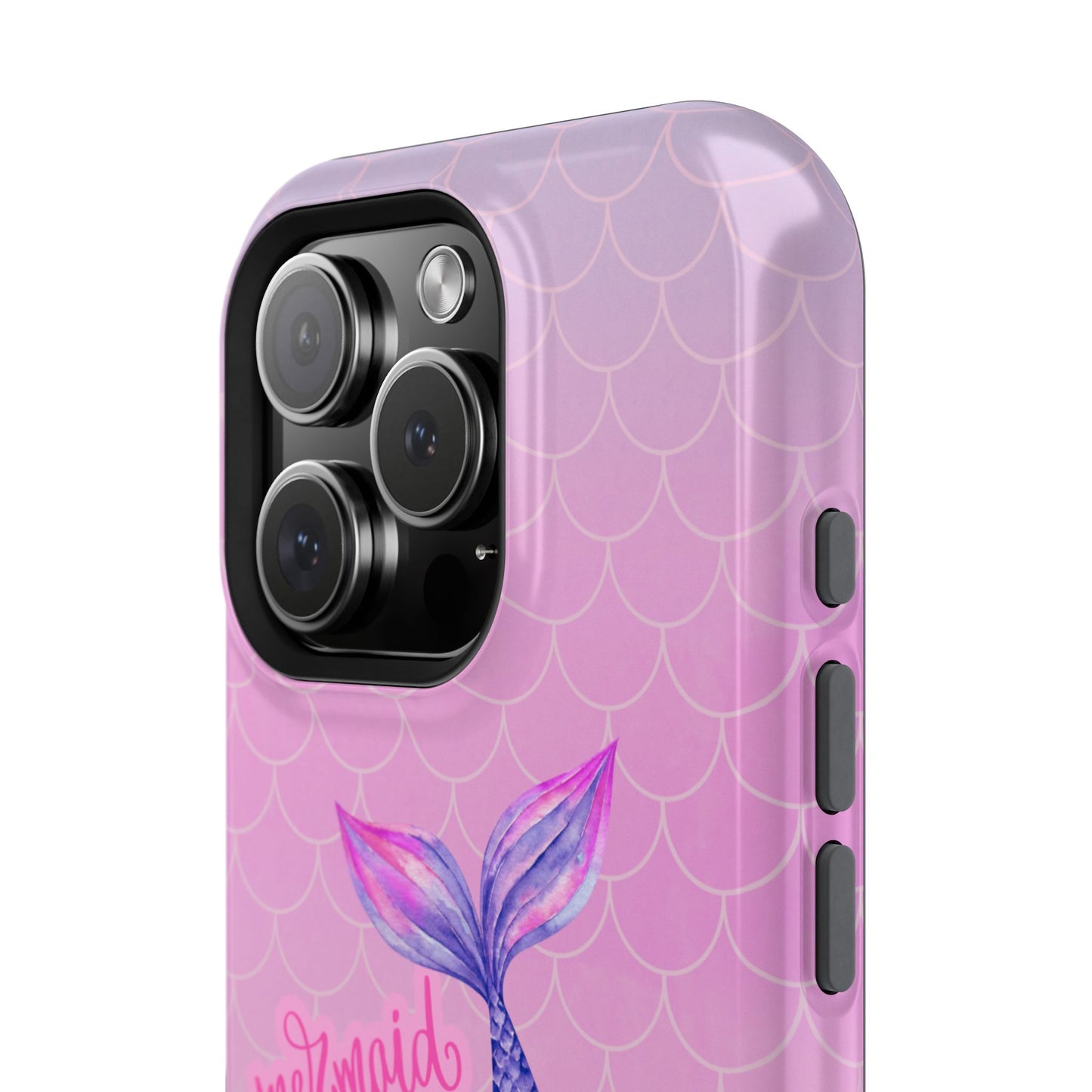 Pink Mermaid Life MagSafe® Compatible Tough Case for iPhone