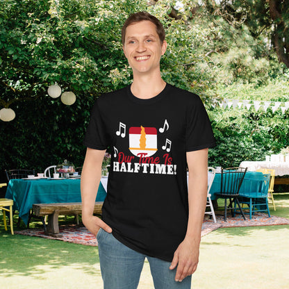 Our Time is Halftime Adult T-shirt