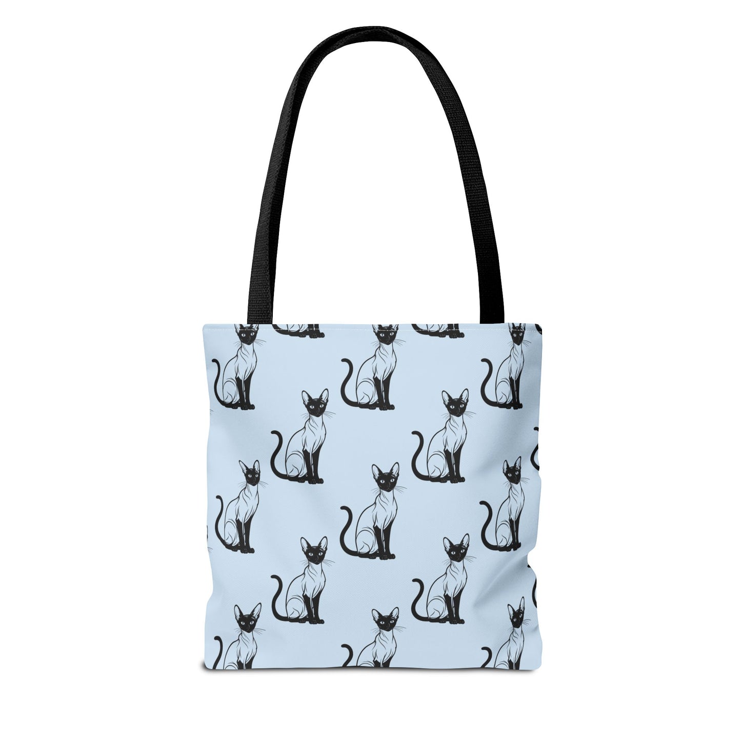 Siamese Charm – Ocean Breeze Canvas Tote Bag