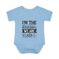 I'm The Reason We Are Late Infant Baby Rib Bodysuit
