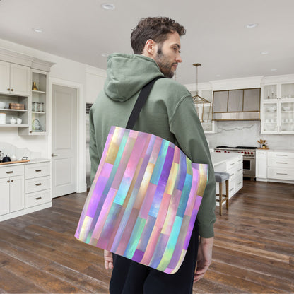 Enchanted Mosaic Canvas Tote Bag