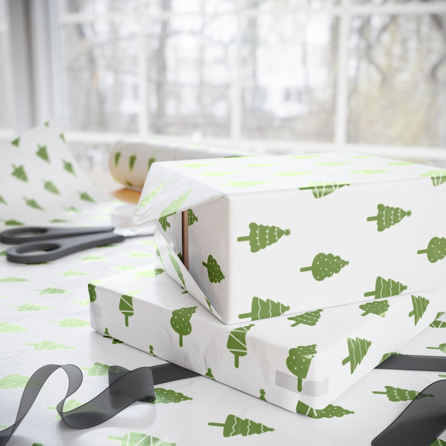 Winter Pines Wrapping Paper