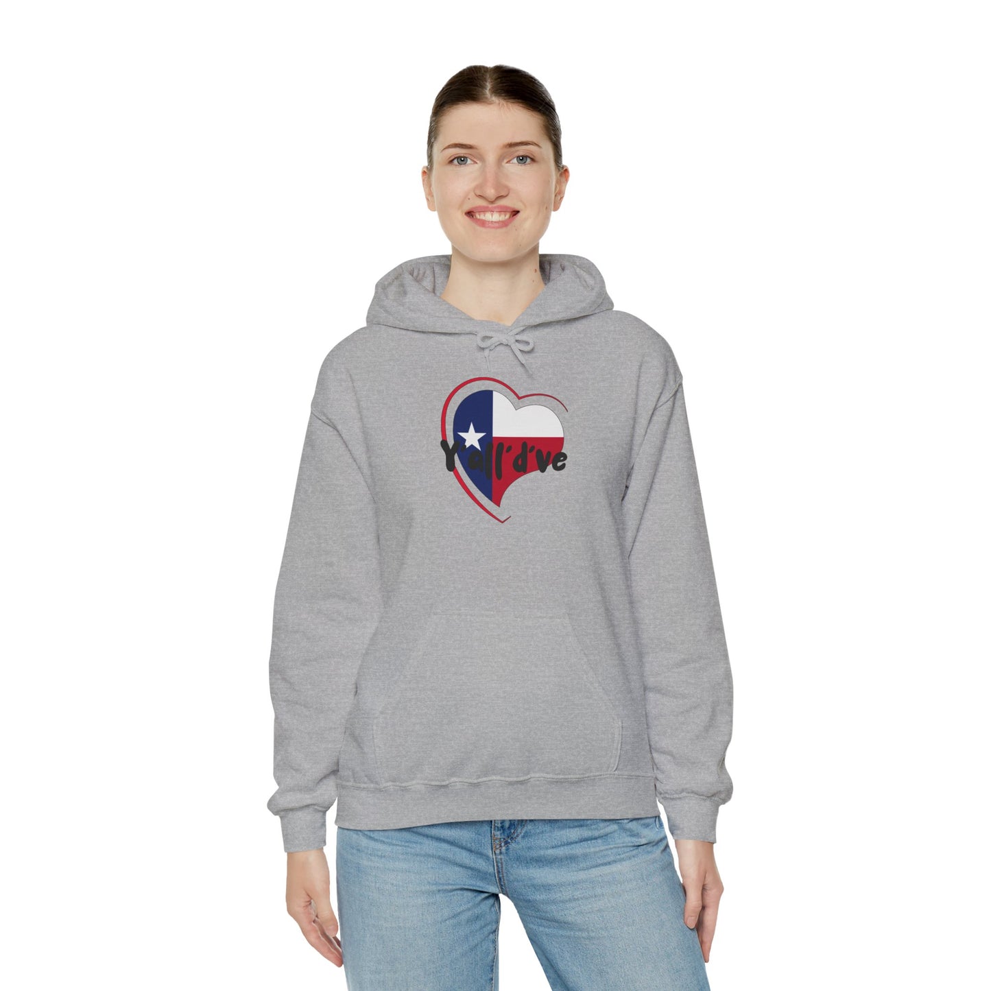 Yall'd've (Texas) Heavy Blend™ Hooded Sweatshirt