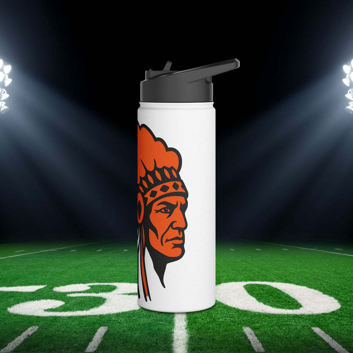 Somerville Yeguas Mascot Stainless Steel Water Bottle