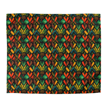 Kujichagulia Waves Microfiber Duvet Cover