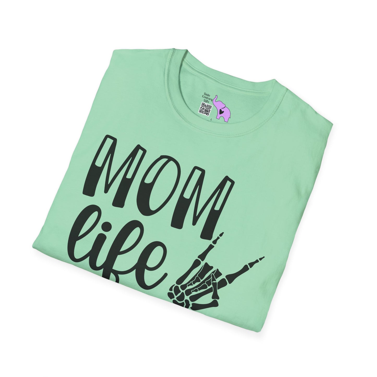 Mom Life (Skeleton Hand) Adult T-shirt