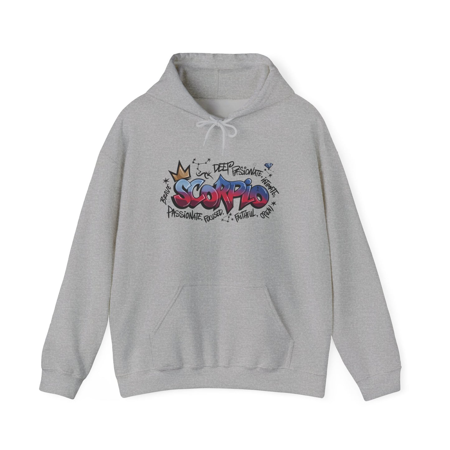 Scorpio Street Art Heavy Blend™ Hooded Sweatshirt