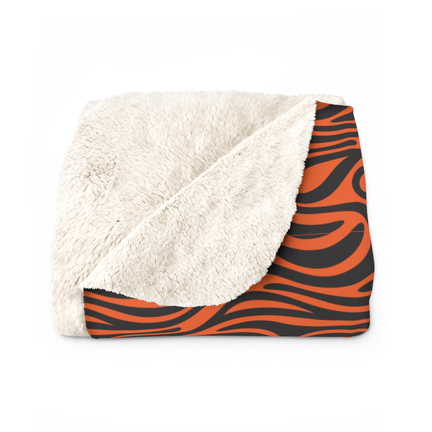 Tiger Stripes Sherpa Fleece Blanket