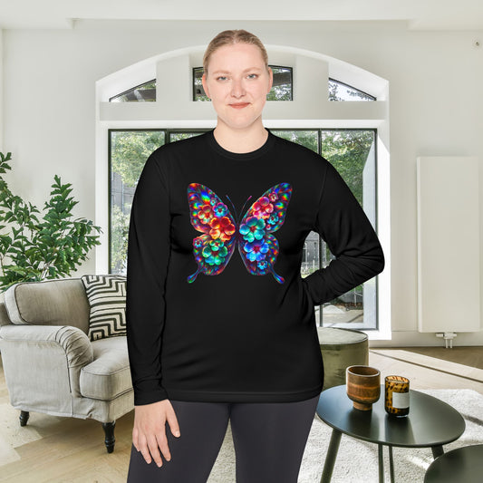 Neon Bloomfly Adult Long Sleeve Tee