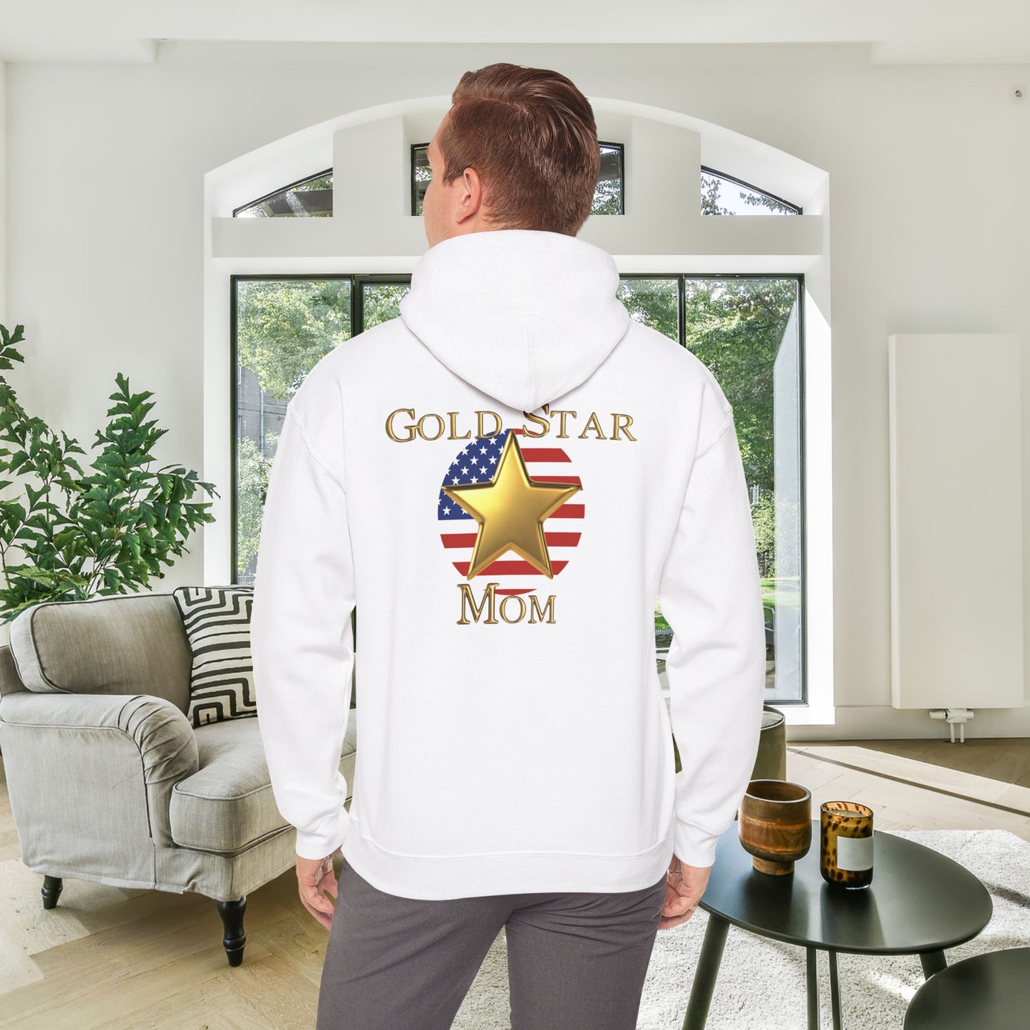 Gold Star Mom Heavy Blend™ Hooded Sweatshirt