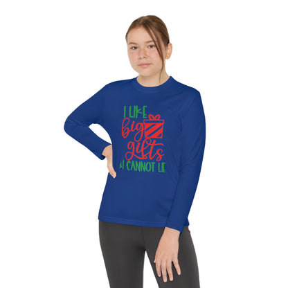 I Like Big Gifts & I Cannot Lie Youth Long Sleeve Tee