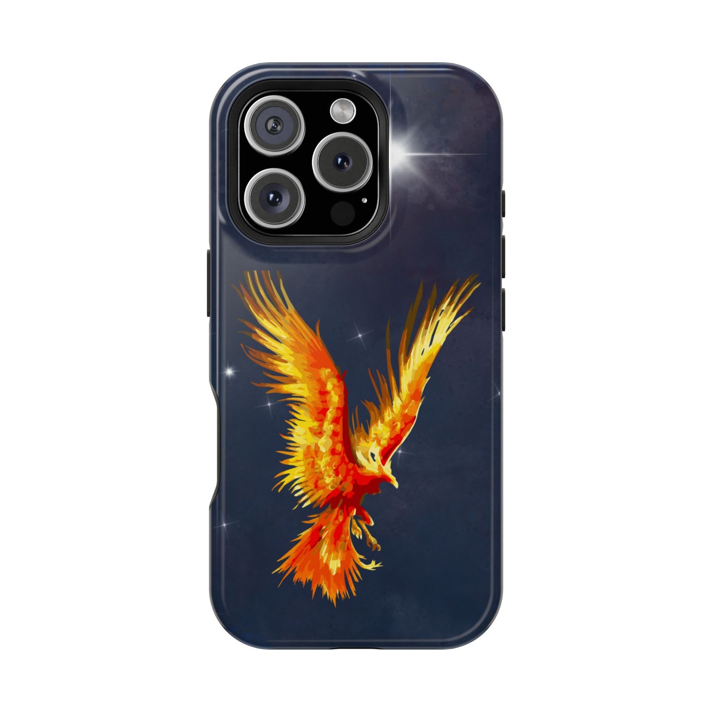 Phoenix Over Nebula MagSafe® Compatible Tough Case for iPhone
