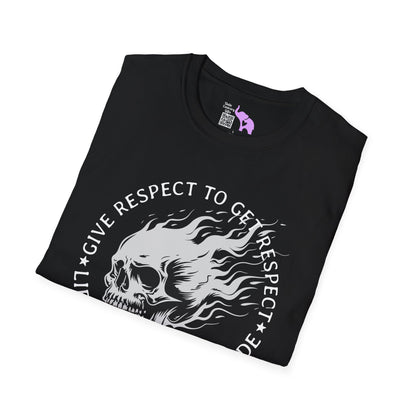 Give Respect to Get Respect Life Is A Beautiful Ride Adult T-shirt