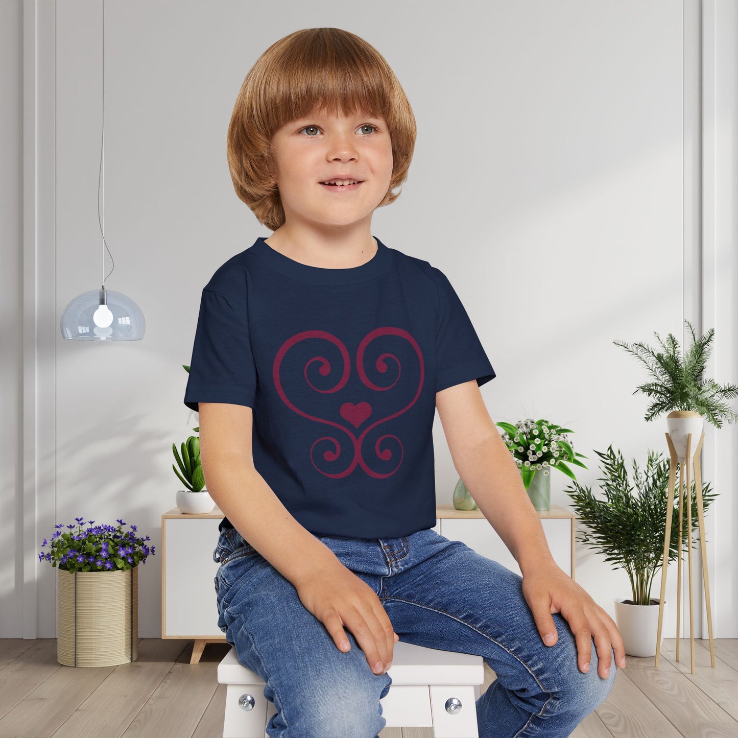 Heart 8 Heavy Cotton™ Toddler T-shirt