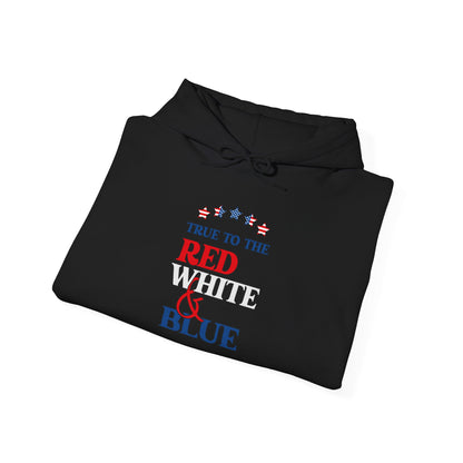 True to the Red White & Blue Heavy Blend™ Hooded Sweatshirt