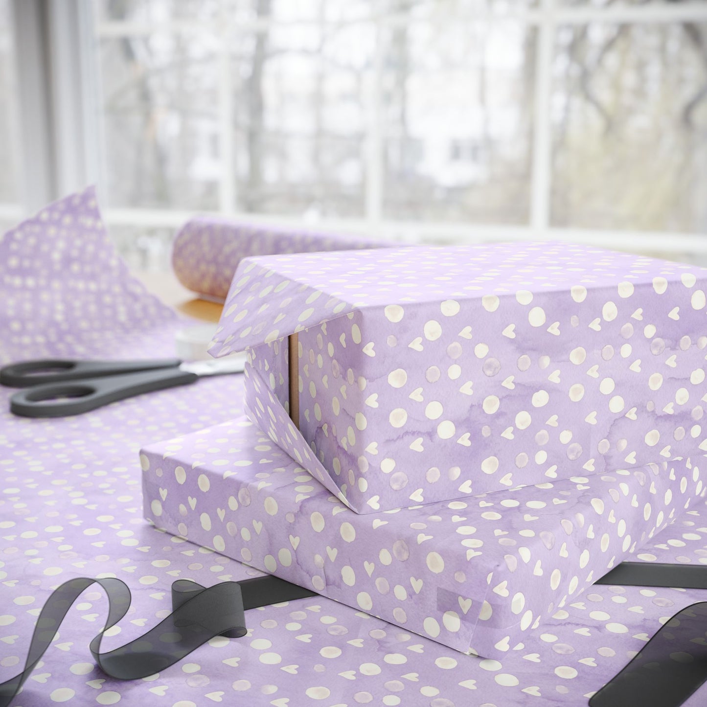 Little Lavender Blessings Wrapping Paper