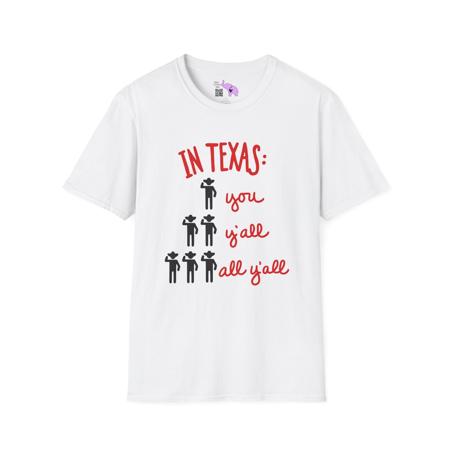 In Texas You, Y'all, All Y'all Adult T-shirt