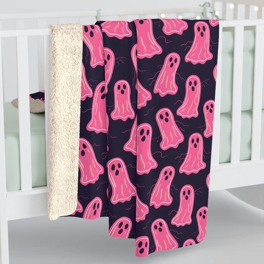Boo Crew Sherpa Fleece Blanket