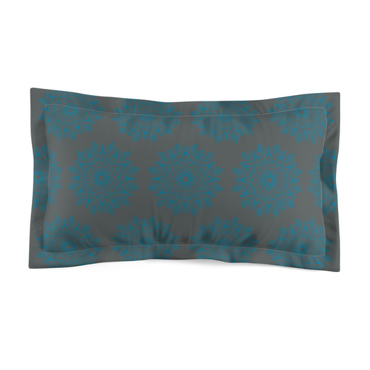Teal Tranquility Microfiber Pillow Sham