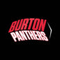 Burton Panthers (Angled, White) Decal