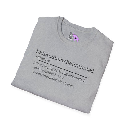 Exhausterwhelmulated Definition Adult T-shirt