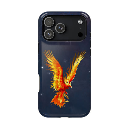 Phoenix Over Nebula MagSafe® Compatible Tough Case for iPhone