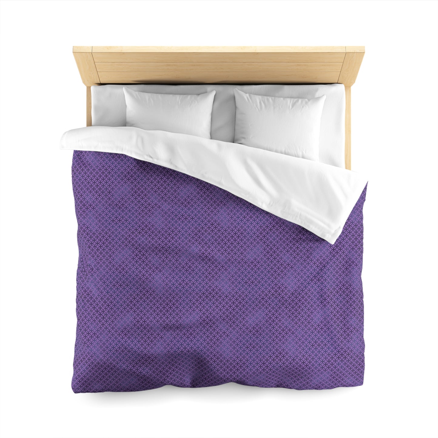 Amethyst Interlock Microfiber Duvet Cover
