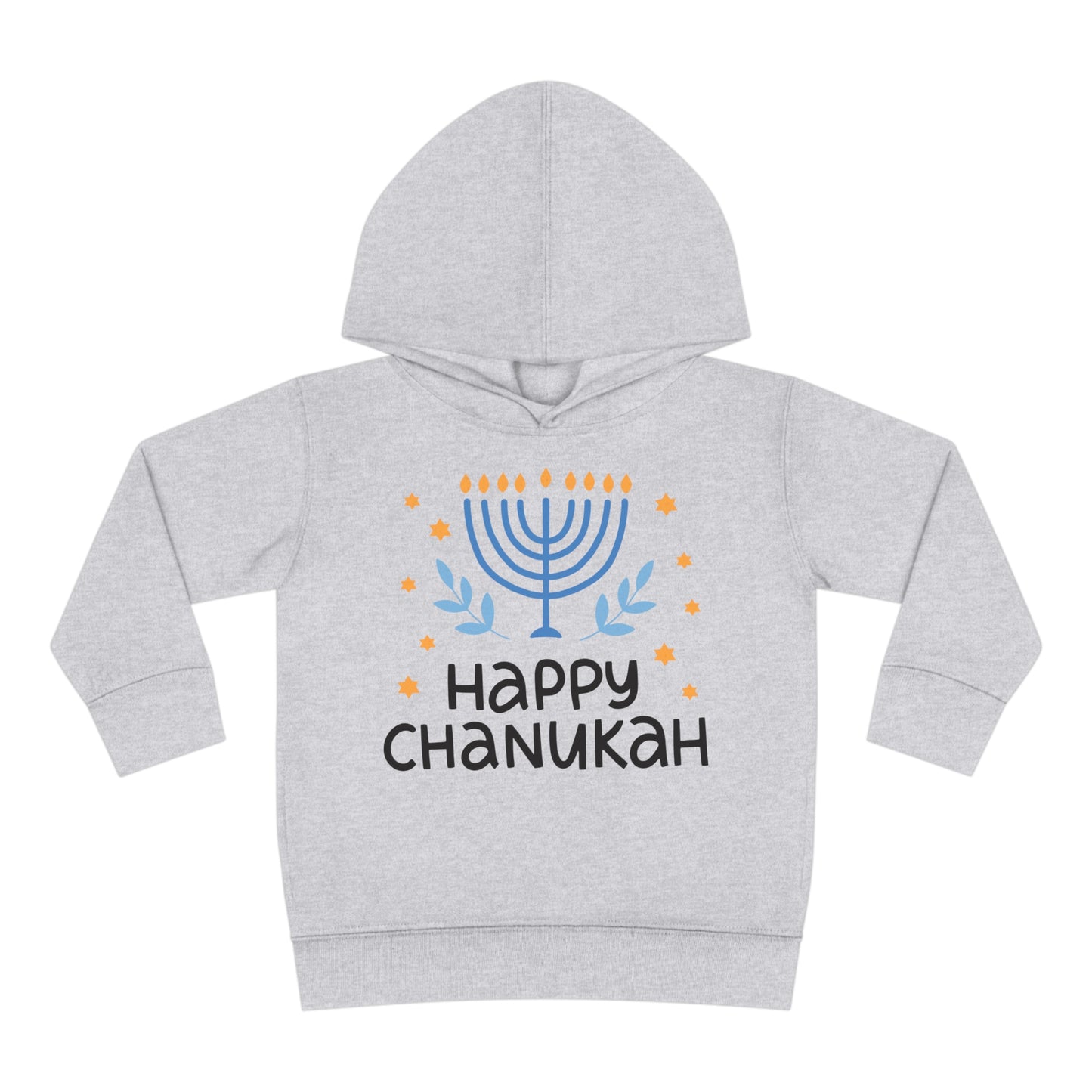 Happy Chanukah Toddler Pullover Fleece Hoodie