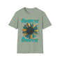 Favorite Auntie Teal/Gold Adult T-shirt