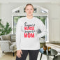 Super Nurse Super Mom Adult Long Sleeve Tee