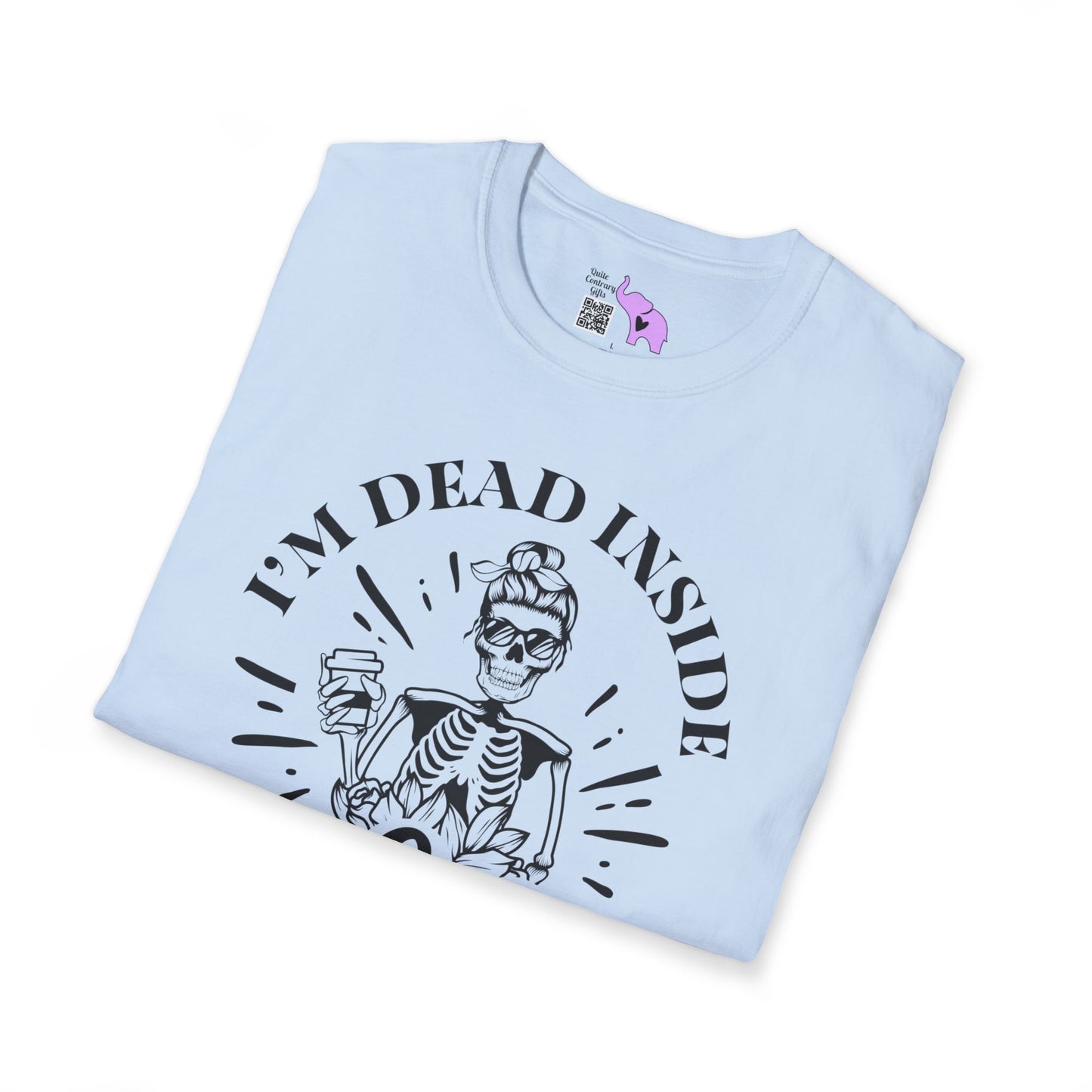 I'm Dead Inside But Coffee Helps Adult T-shirt