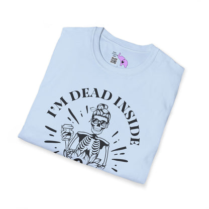 I'm Dead Inside But Coffee Helps Adult T-shirt