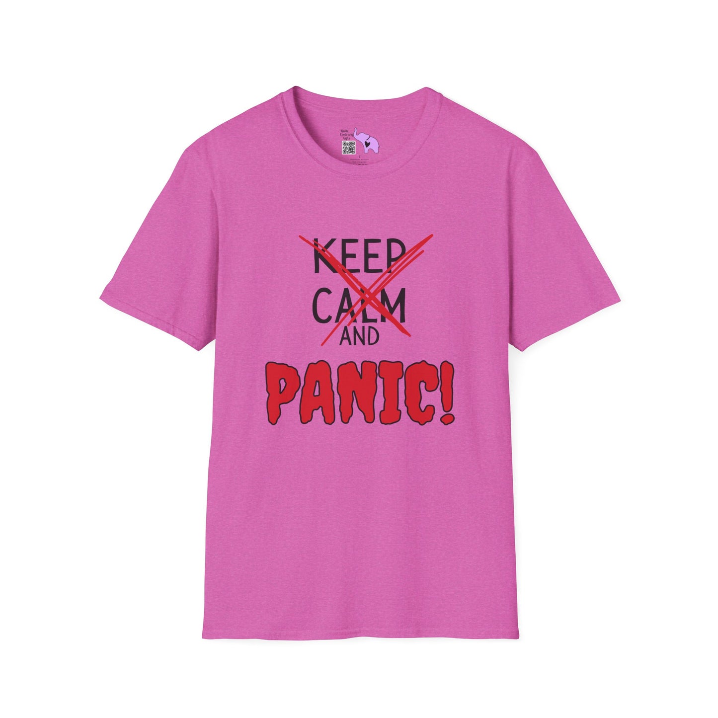 Keep Calm and Panic Adult T-shirt