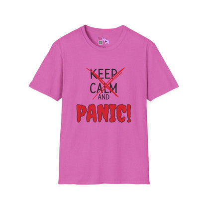 Keep Calm and Panic Adult T-shirt