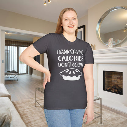 Thanksgiving Calories Don't Count Adult T-shirt