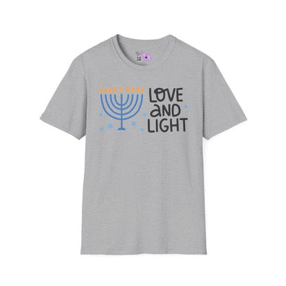 Hanukkah Love & Light 2 Adult T-shirt