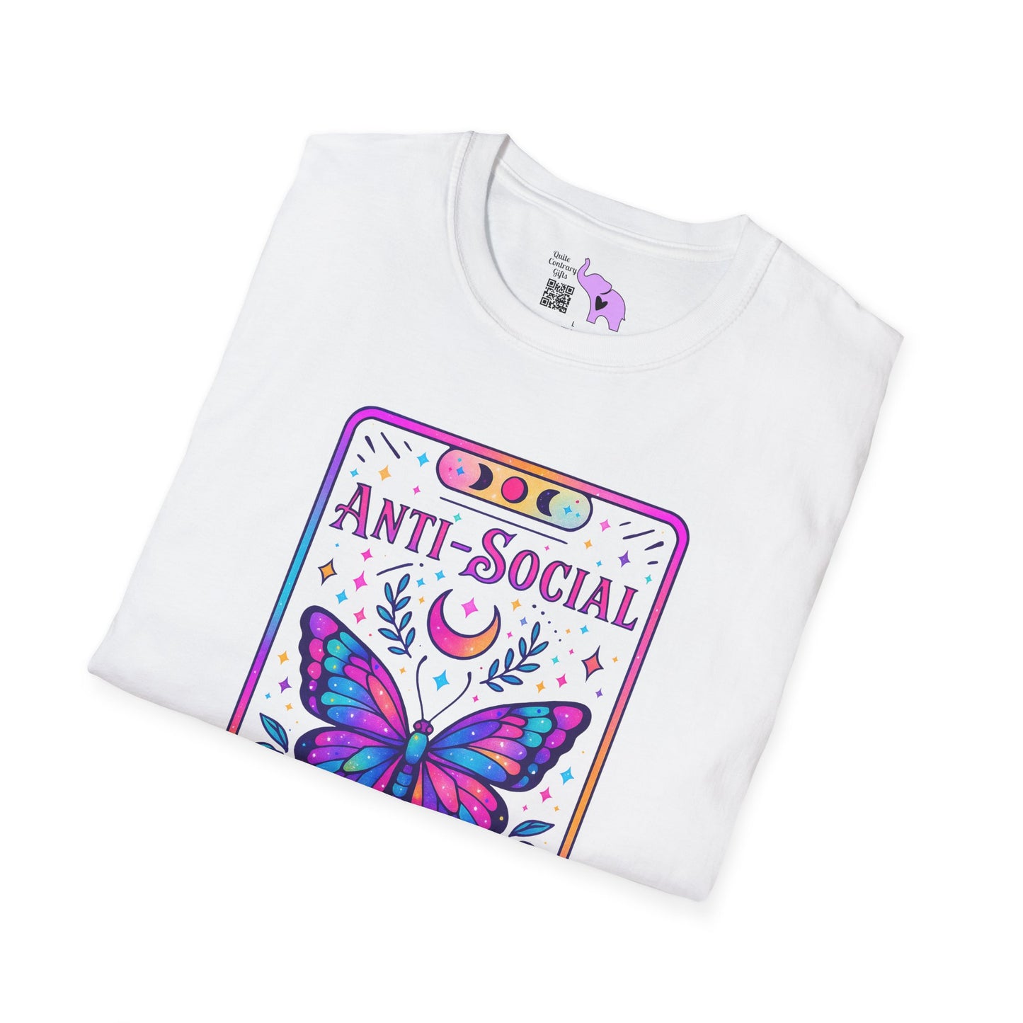 Antisocial Butterfly Adult T-shirt
