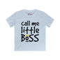 Call Me Little Boss Kids Softstyle Tee