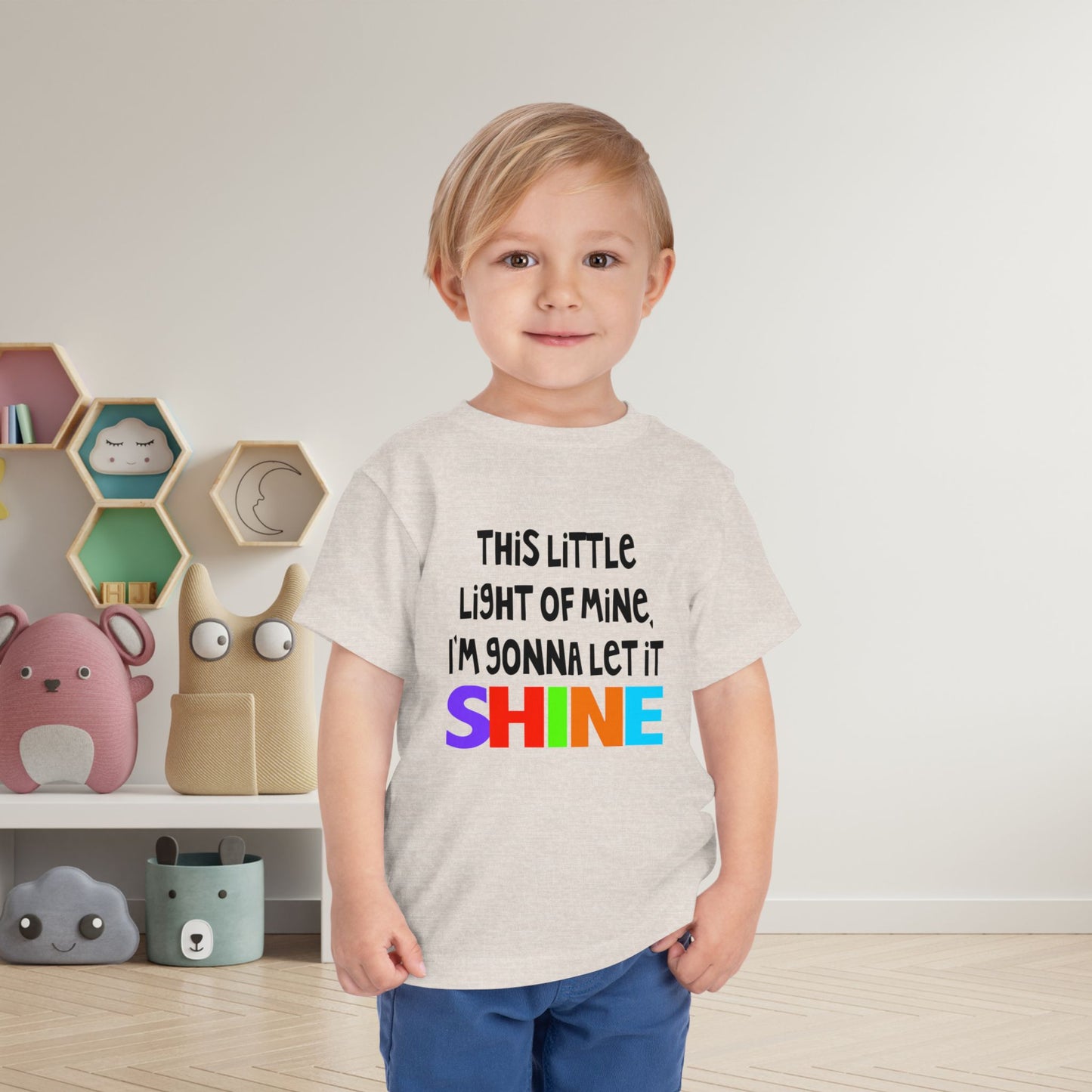 This Little Light of Mine I'm Gonna Let It Shine Toddler Tee