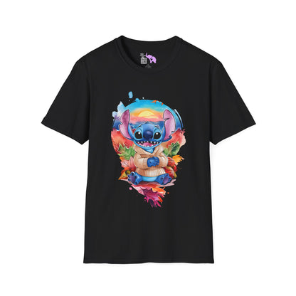 Sunset Stitch Adult T-shirt