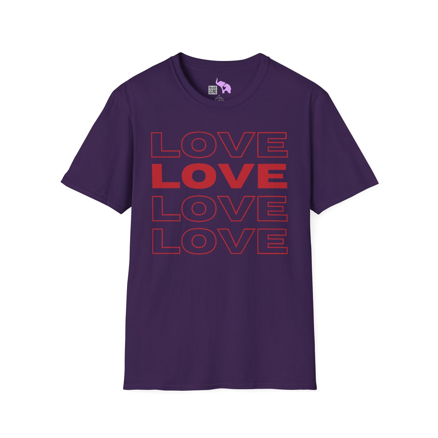 Love x4 Adult T-shirt