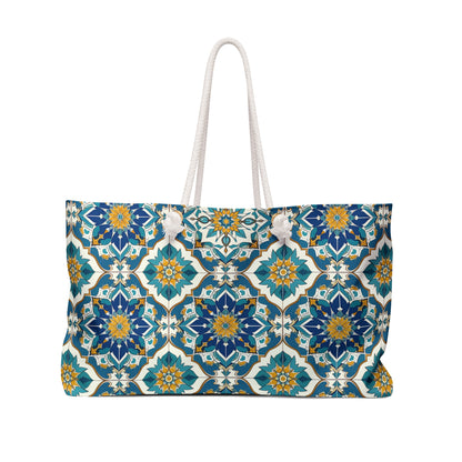 Mediterranean Lace Weekender Bag