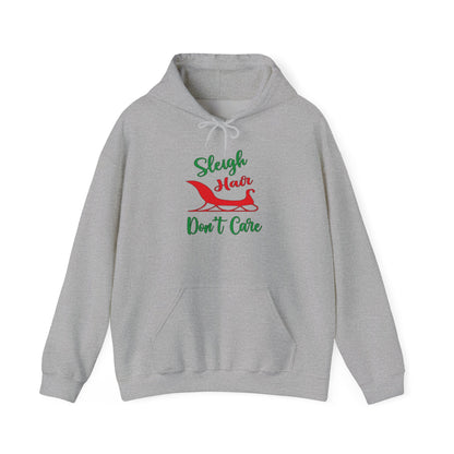 Sleigh Hair Don't Care Adult Heavy Blend™ Hooded Sweatshirt