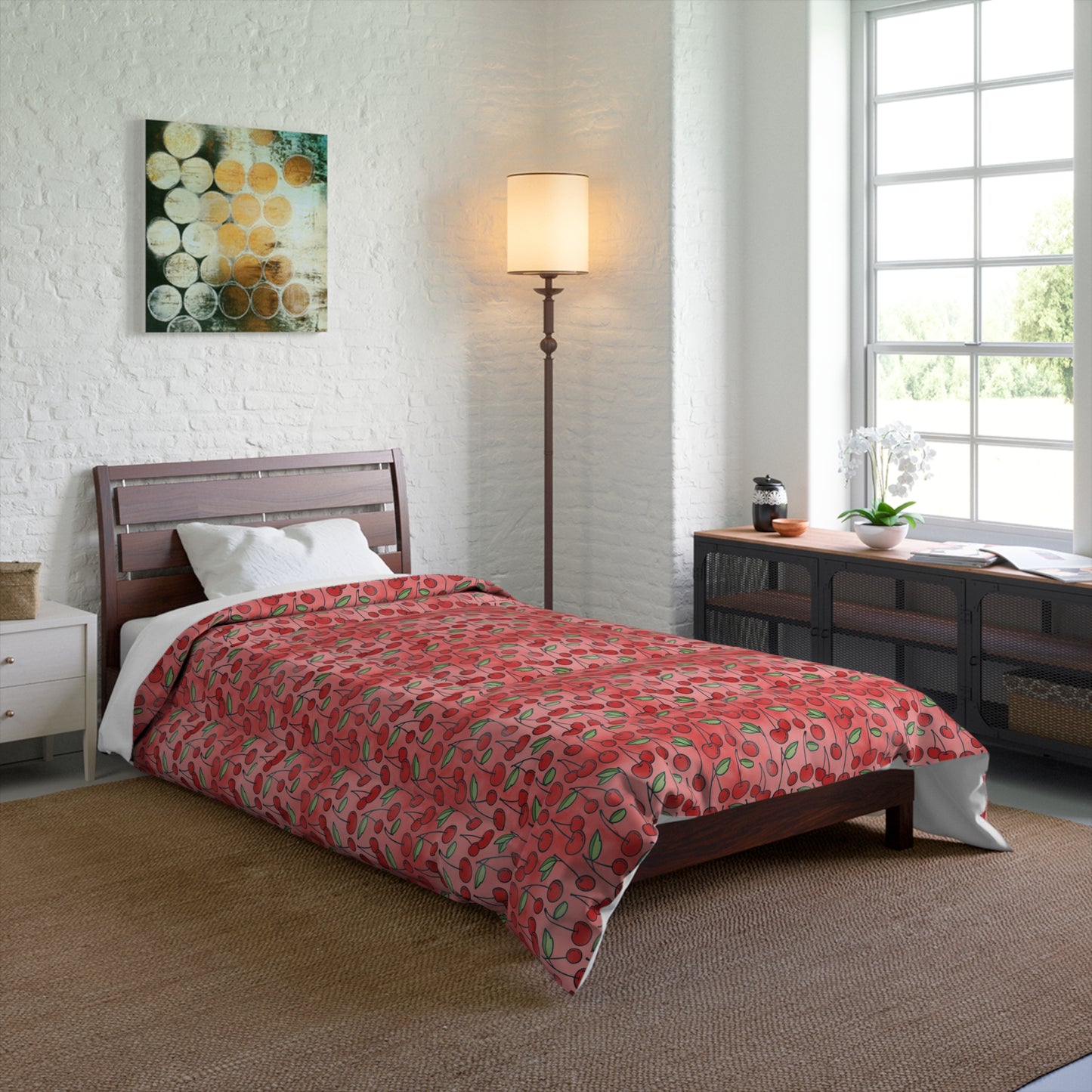 Cherry Bombshell Basic Bedding Set