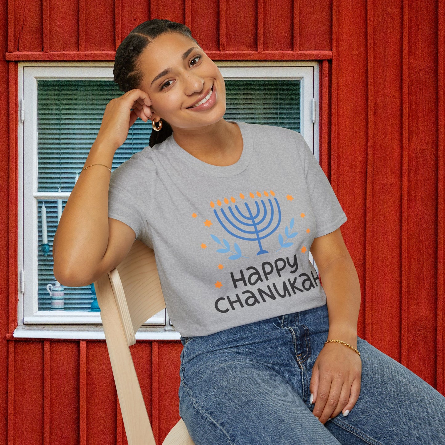 Happy Chanukah Adult T-shirt