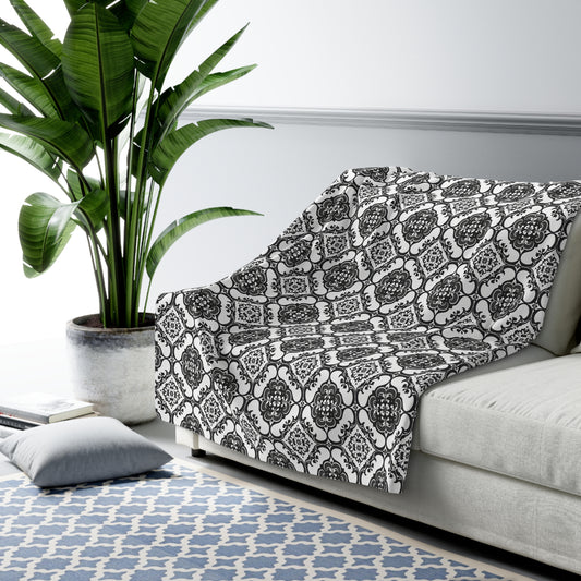 Ornamental Symmetry Fleece Blanket