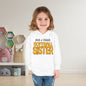 Loud & Proud Softball Sister Toddler Hoodie