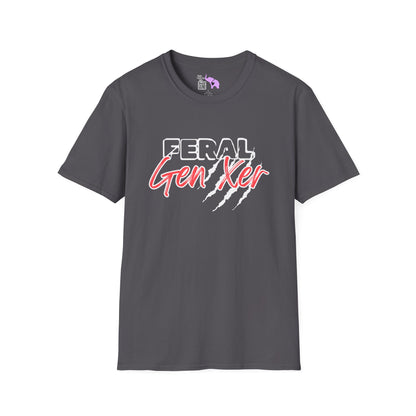 Feral GenXer w/Claws Adult T-Shirt