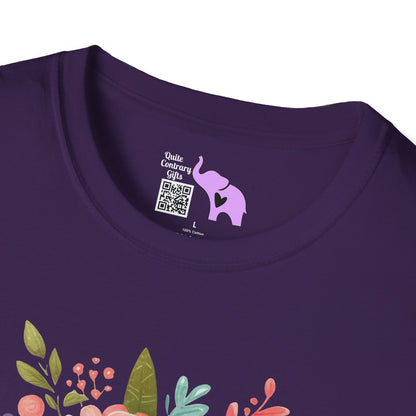 Booktrovert (Floral) Adult T-shirt