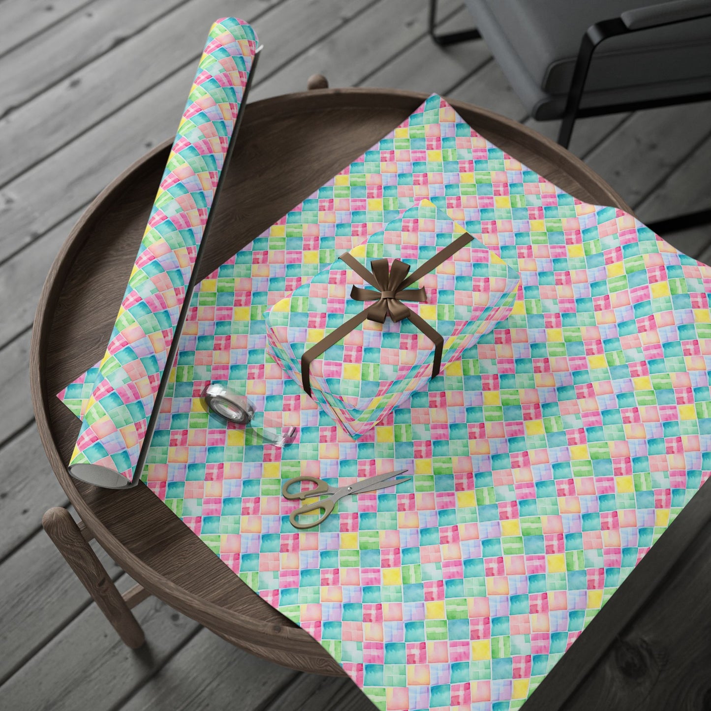 Watercolor Weave Wrapping Paper